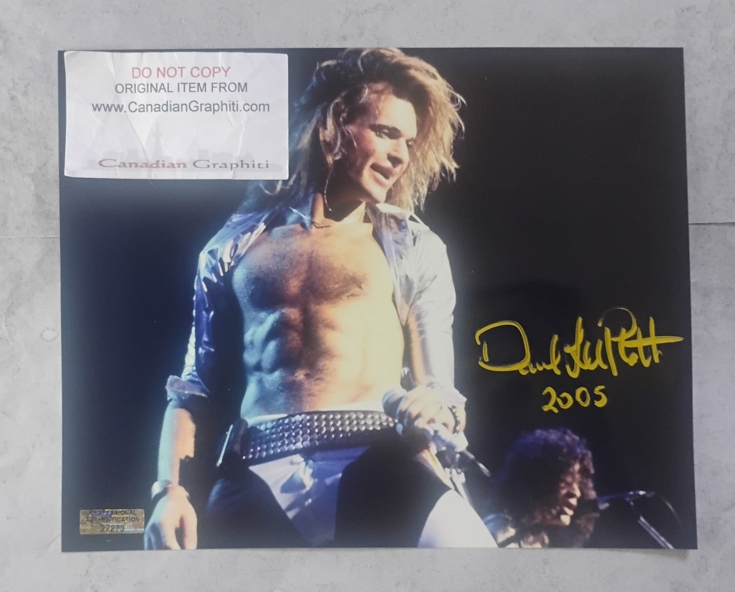 David Lee Roth Hand Signed Autograph 8x10 Photo COA Van Halen