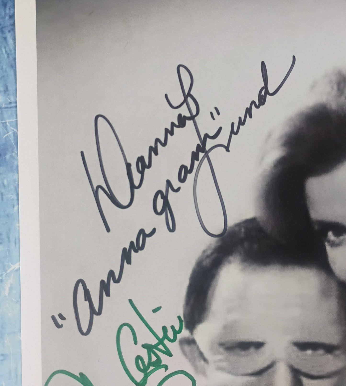 John Astin & Deanna Lund Hand Signed Autograph Photo COA Batman