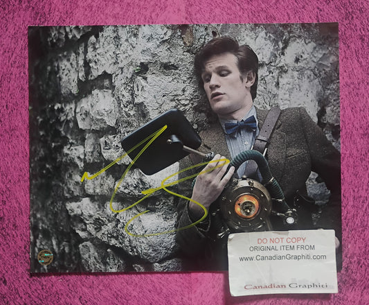 Matt Smith Hand Signed Autograph 8x10 Photo COA Doctor Who