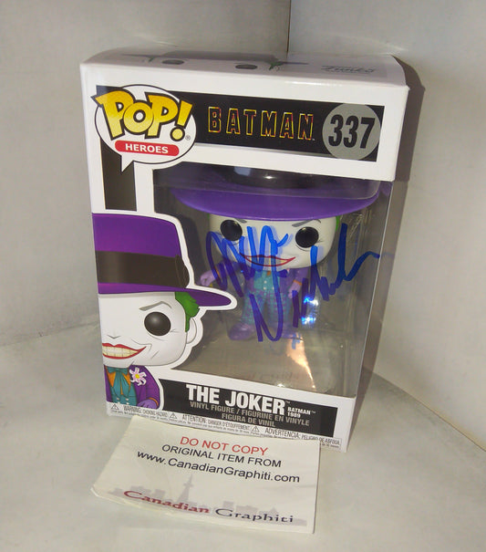 Jack Nicholson Hand Signed Autograph Joker Funko Pop COA Batman