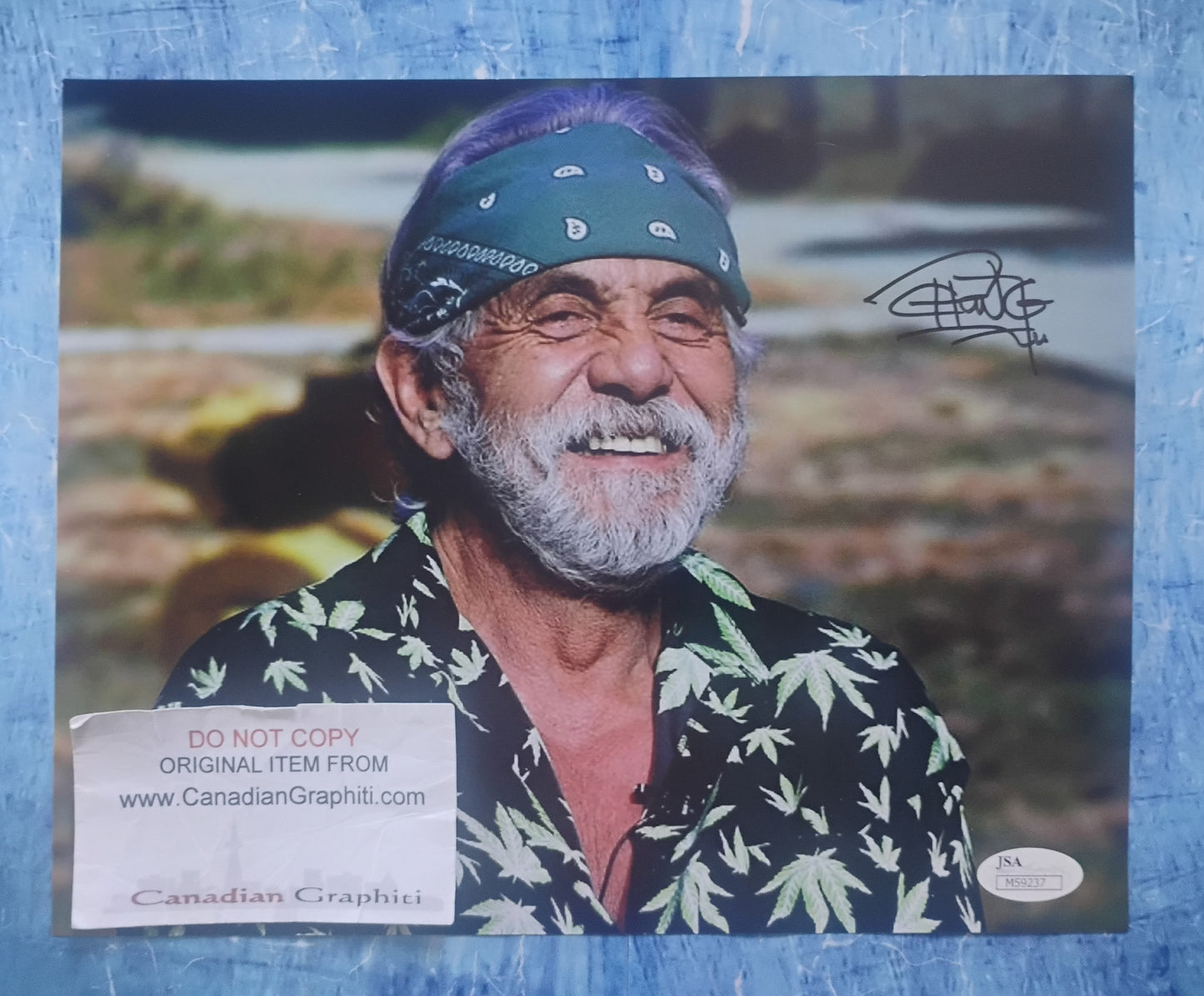 Tommy Chong Hand Signed Autograph 8x10 Photo JSA COA
