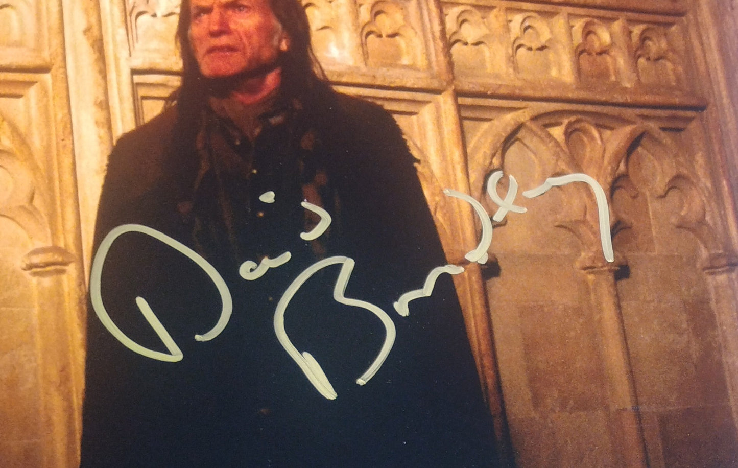 David Bradley Hand Signed Autograph 11x14 Photo COA Harry Potter