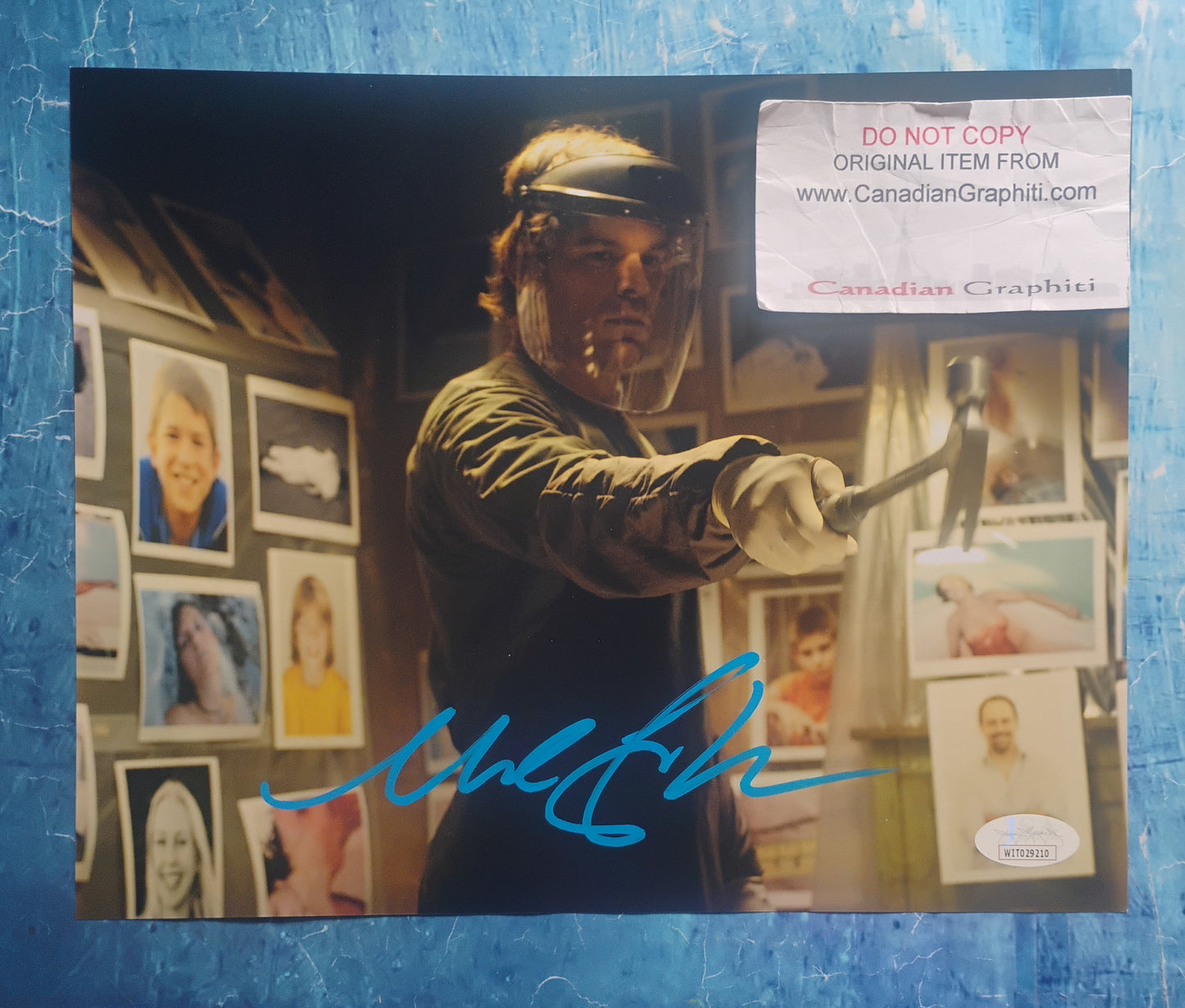 Michael C Hall Hand Signed Autograph 8x10 Photo JSA COA Dexter