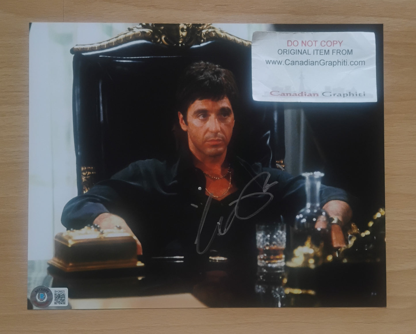 Al Pacino Hand Signed Autograph 8x10 Photo BAS COA Scarface