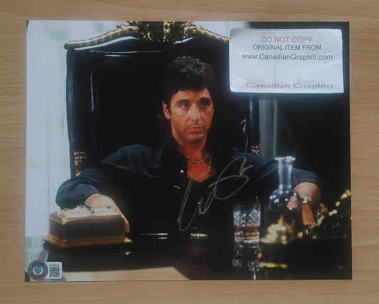 Al Pacino Hand Signed Autograph 8x10 Photo BAS COA Scarface