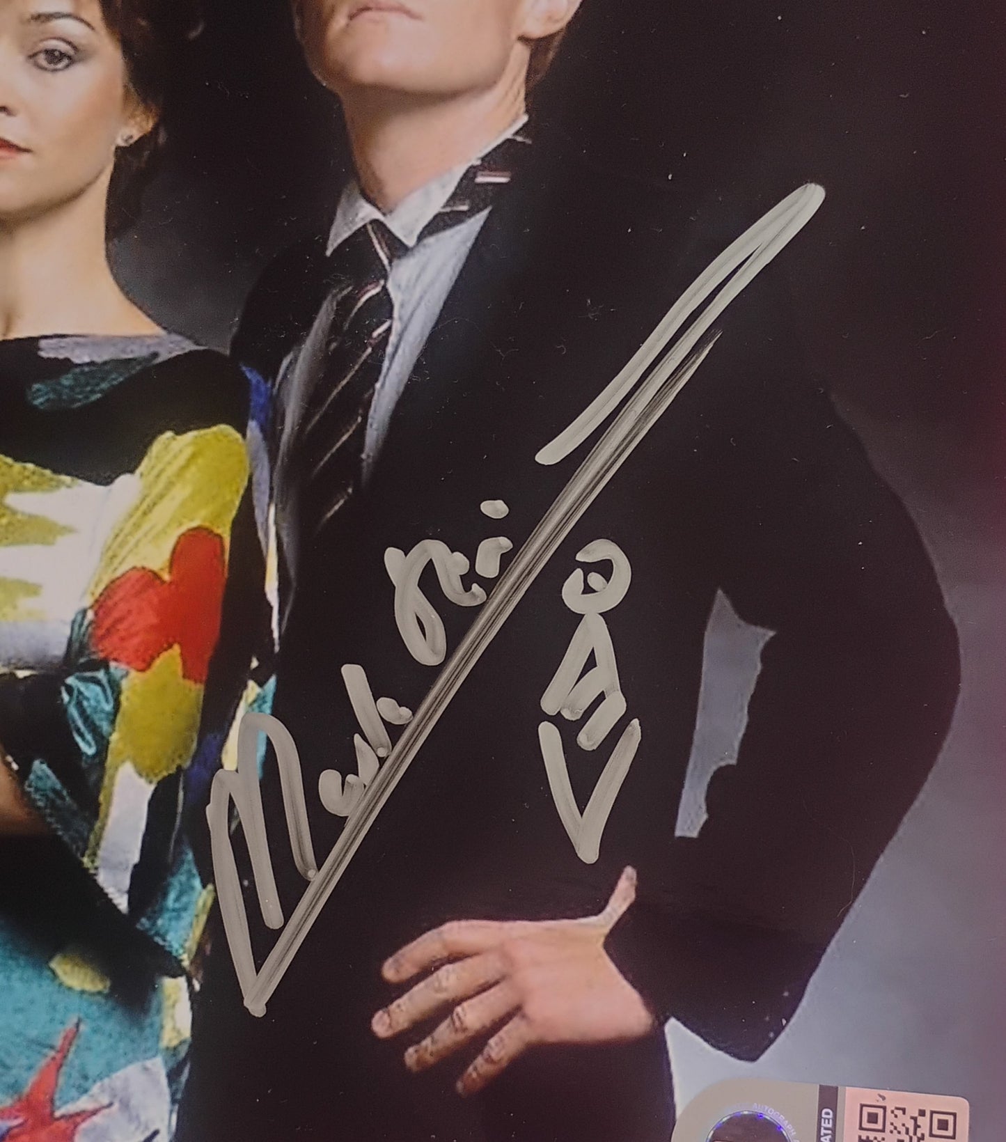 Peter Davison & Mark Strickson Hand Signed Autograph 8x10 Photo COA Doctor Who