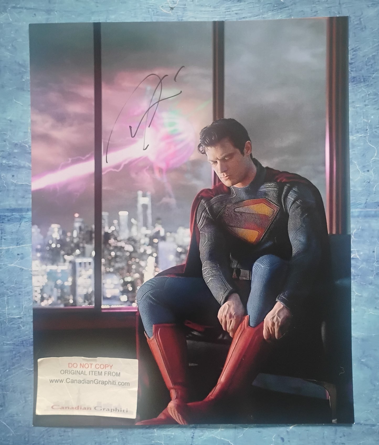 David Corenswet Hand Signed Autograph 11x14 Photo COA Superman