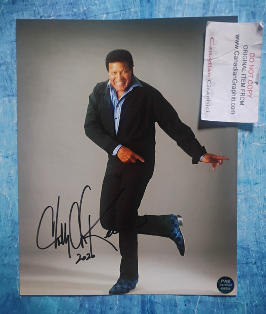 Chubby Checker Hand Signed Autograph 8x10 Photo COA