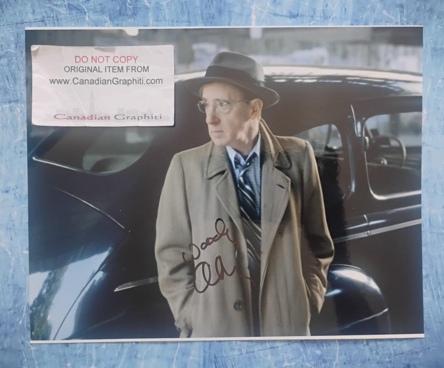 Woody Allen Hand Signed Autograph 8x10 Photo JSA COA