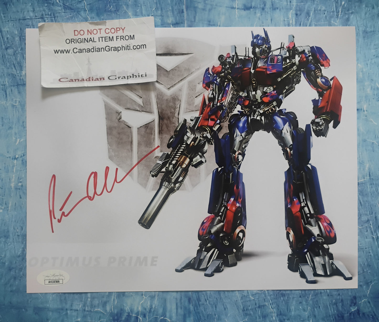 Peter Cullen Hand Signed Autograph 8x10 Photo JSA COA Transformers
