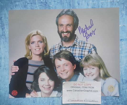 Michael Gross Hand Signed Autograph 8x10 Photo COA Family Ties
