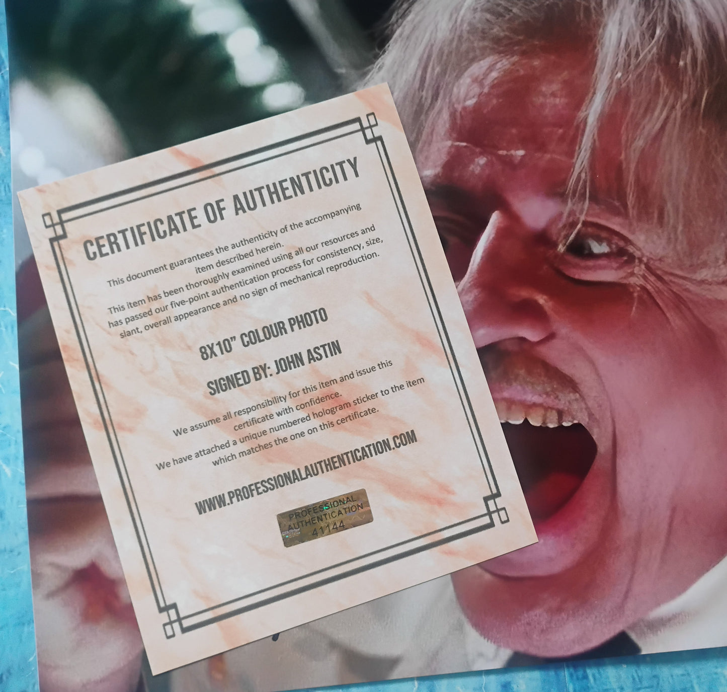 John Astin Hand Signed Autograph 8x10 Photo COA Attack Of The Killer Tomatoes