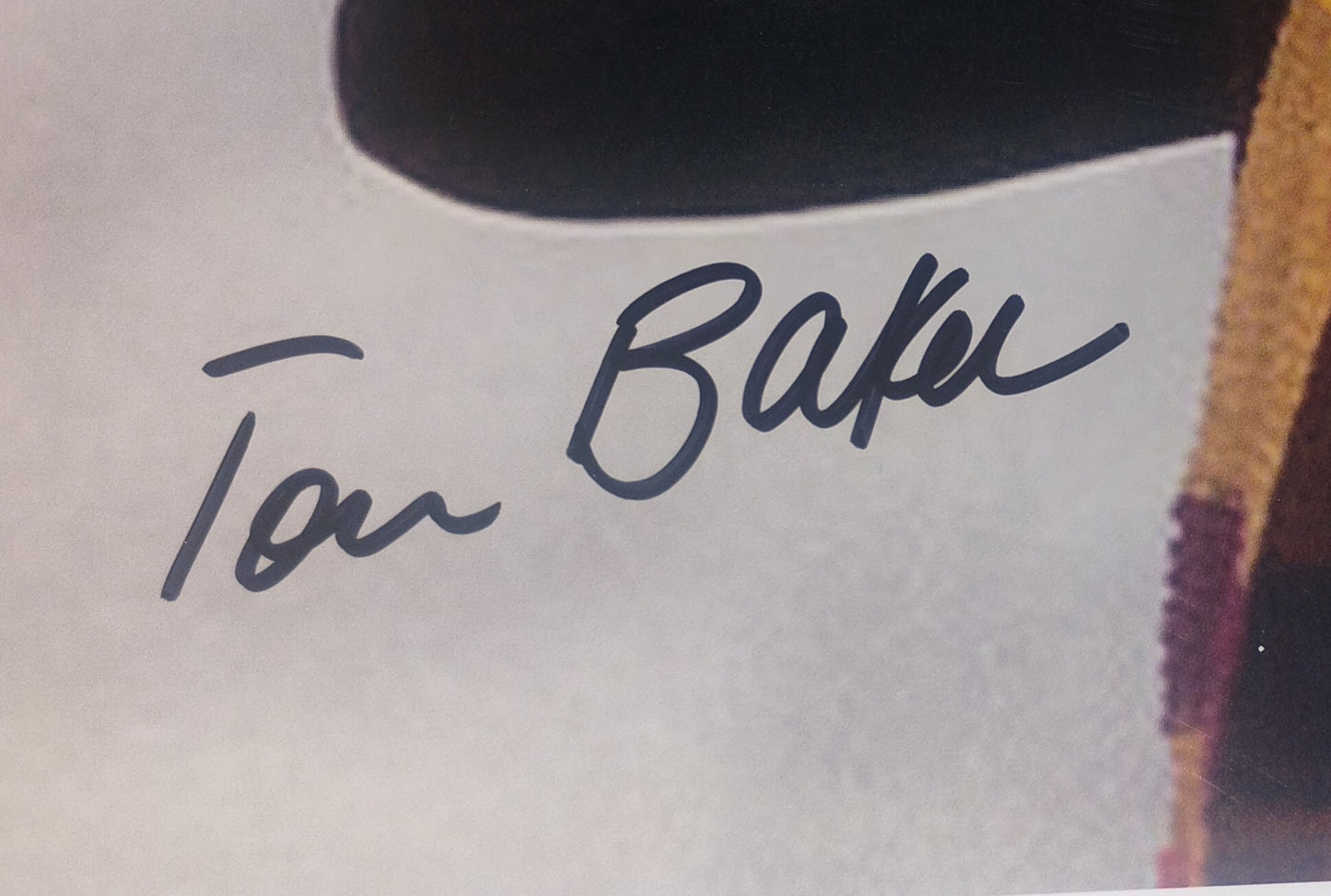 Tom Baker Hand Signed Autograph 8x10 Photo JSA COA Doctor Who