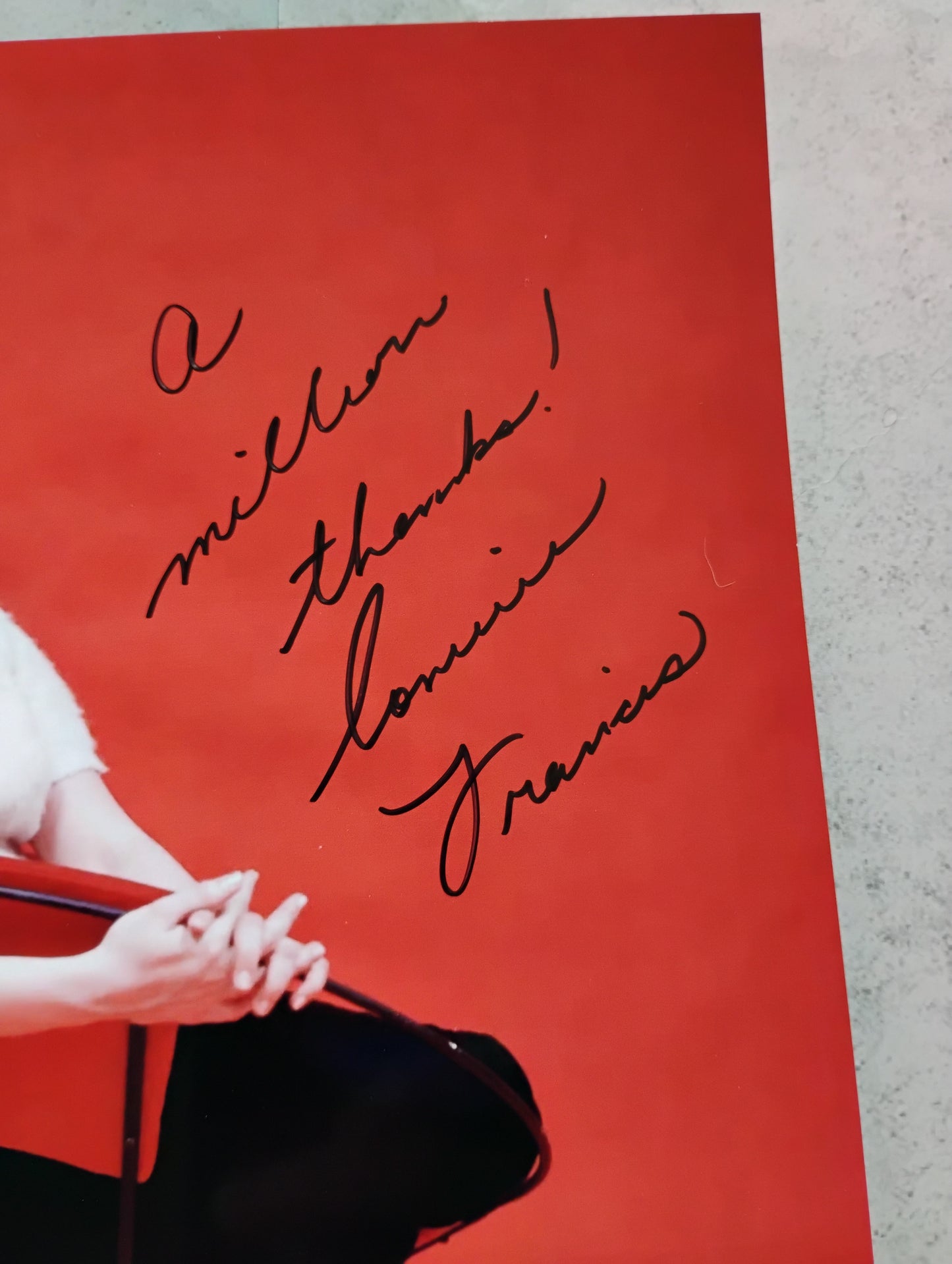 Connie Francis Hand Signed Autograph 8x10 Photo COA
