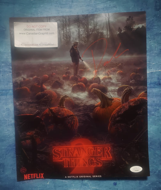 David Harbour Hand Signed Autograph 11x14 Photo JSA COA Stranger Things