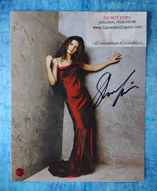 Shania Twain Hand Signed Autograph 8x10 Photo COA