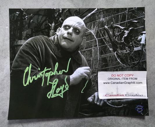Christopher Lloyd Hand Signed Autograph 8x10 Photo COA Addams Family