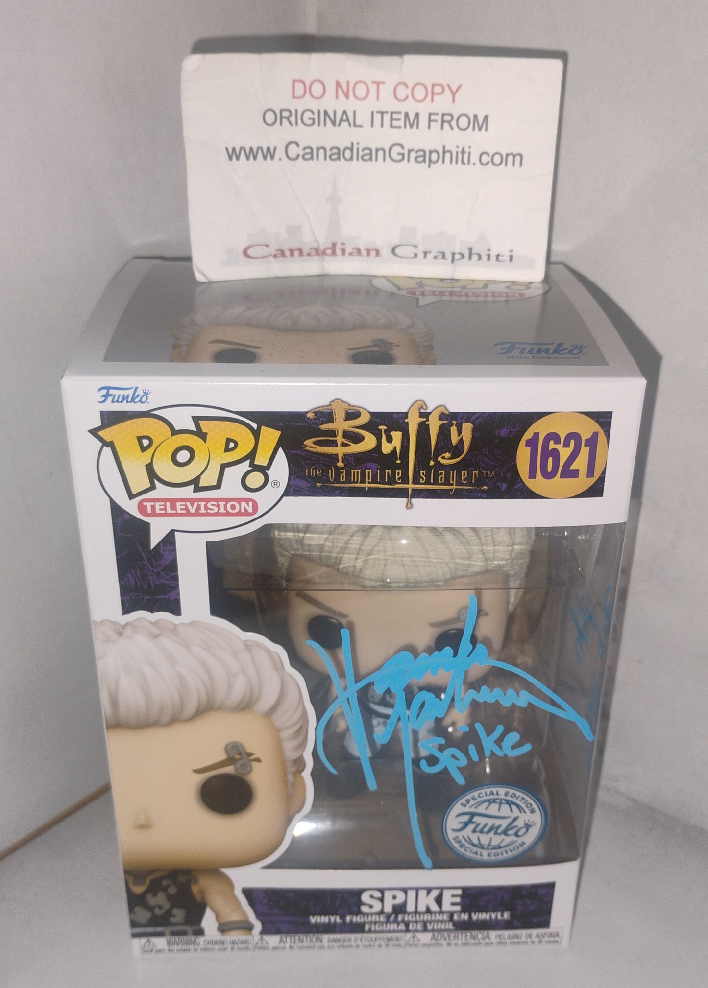 James Marsters Hand Signed Autograph Spike Funko Pop COA