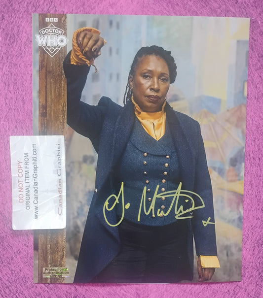 Jo Martin Hand Signed Autograph 8x10 Photo COA Doctor Who