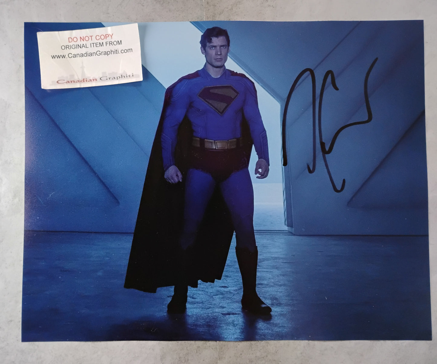 David Corenswet Hand Signed Autograph 11x14 Photo COA Superman
