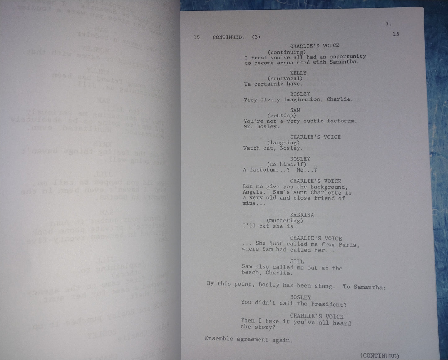 Kate Jackson Hand Signed Autograph Charlie's Angels Script COA