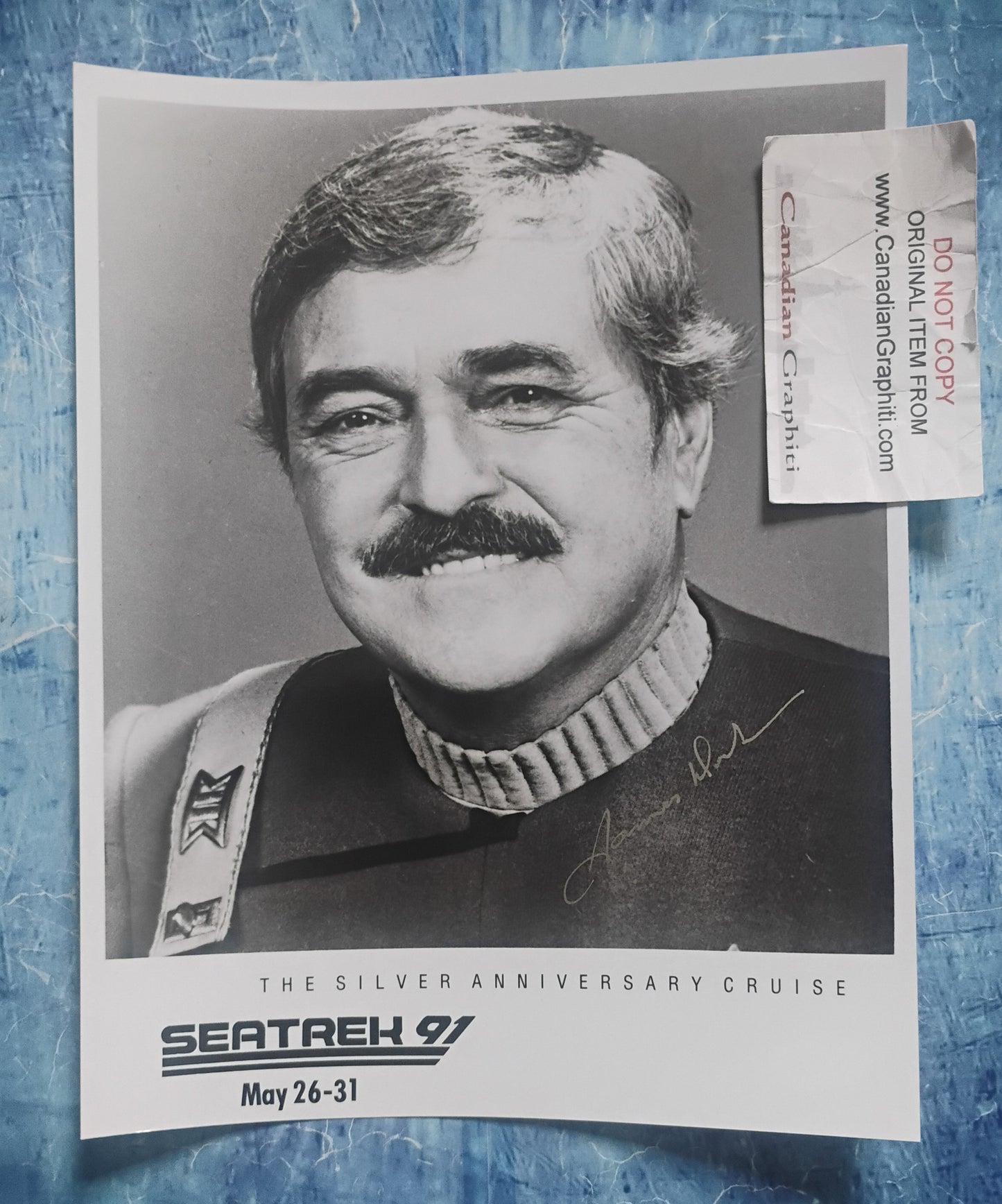 James Doohan Hand Signed Autograph 8x10 Photo JSA COA Star Trek