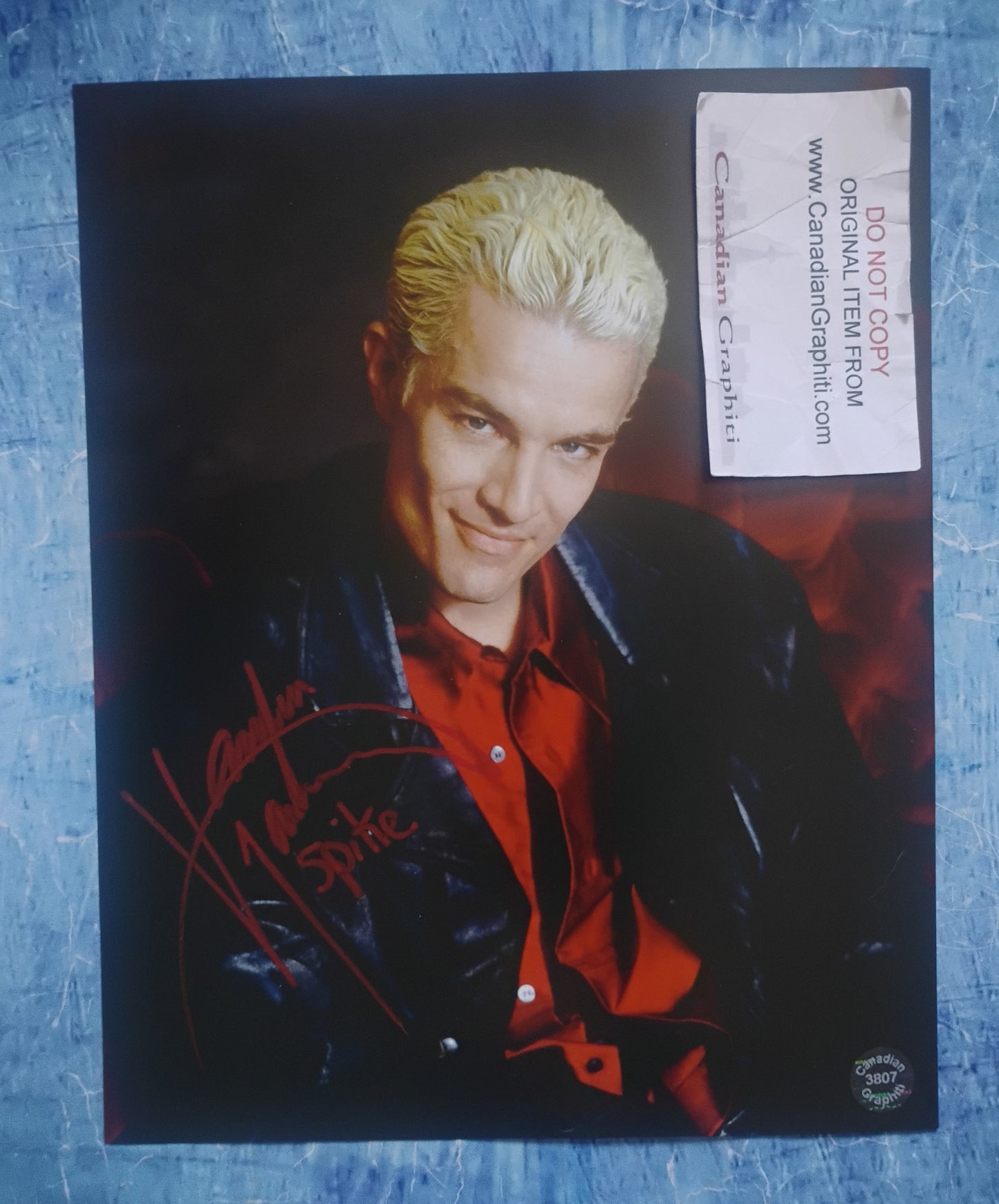 James Marsters Hand Signed Autograph 8x10 Photo OPix COA Spike