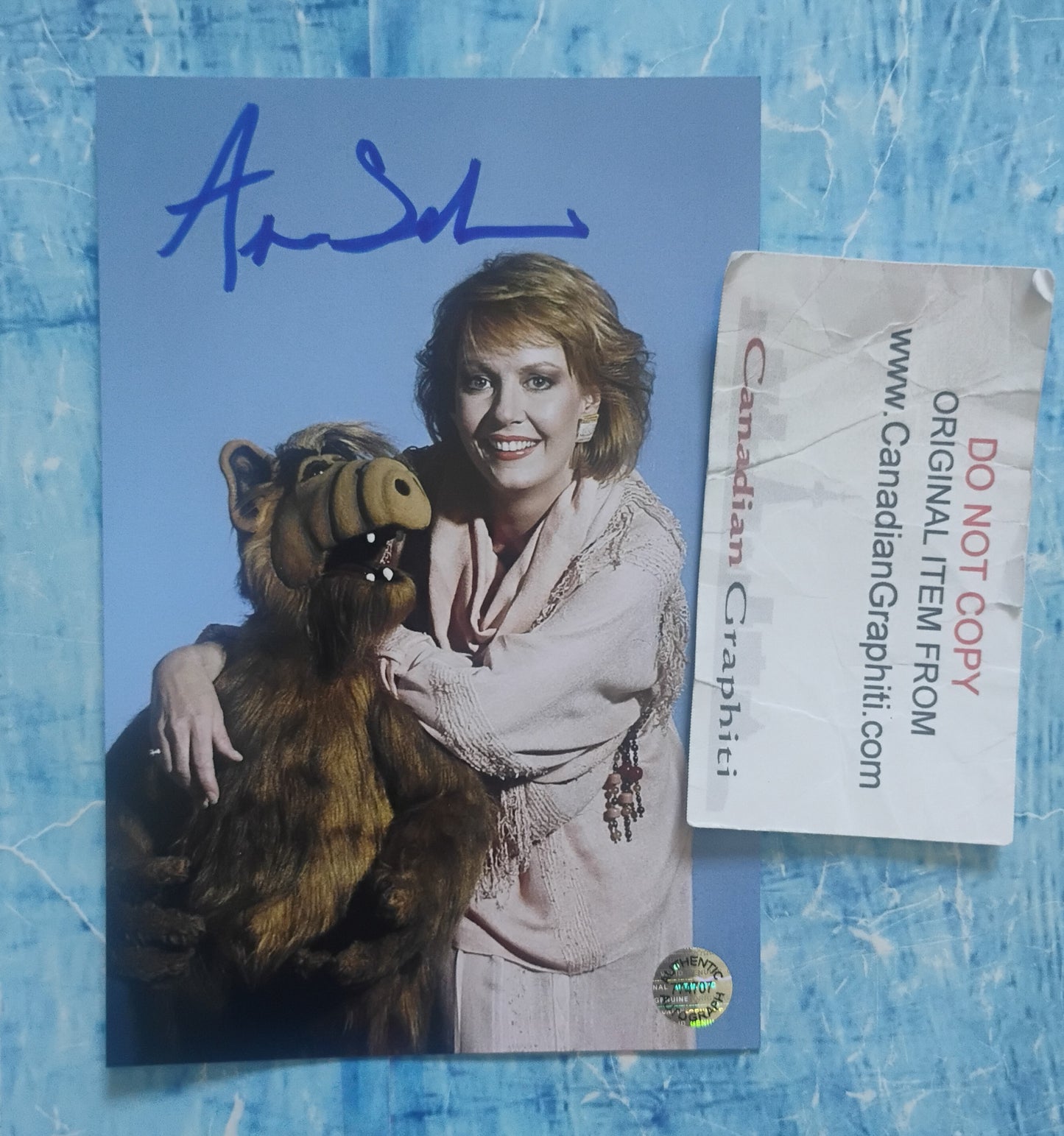 Anne Schedeen Hand Signed Autograph Photo COA Alf