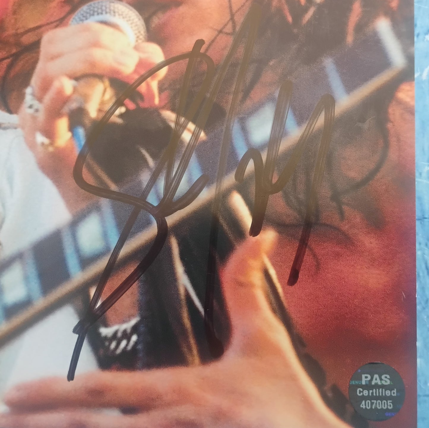 Joe Perry & Steven Tyler Hand Signed Autograph 8x10 Photo COA Aerosmith