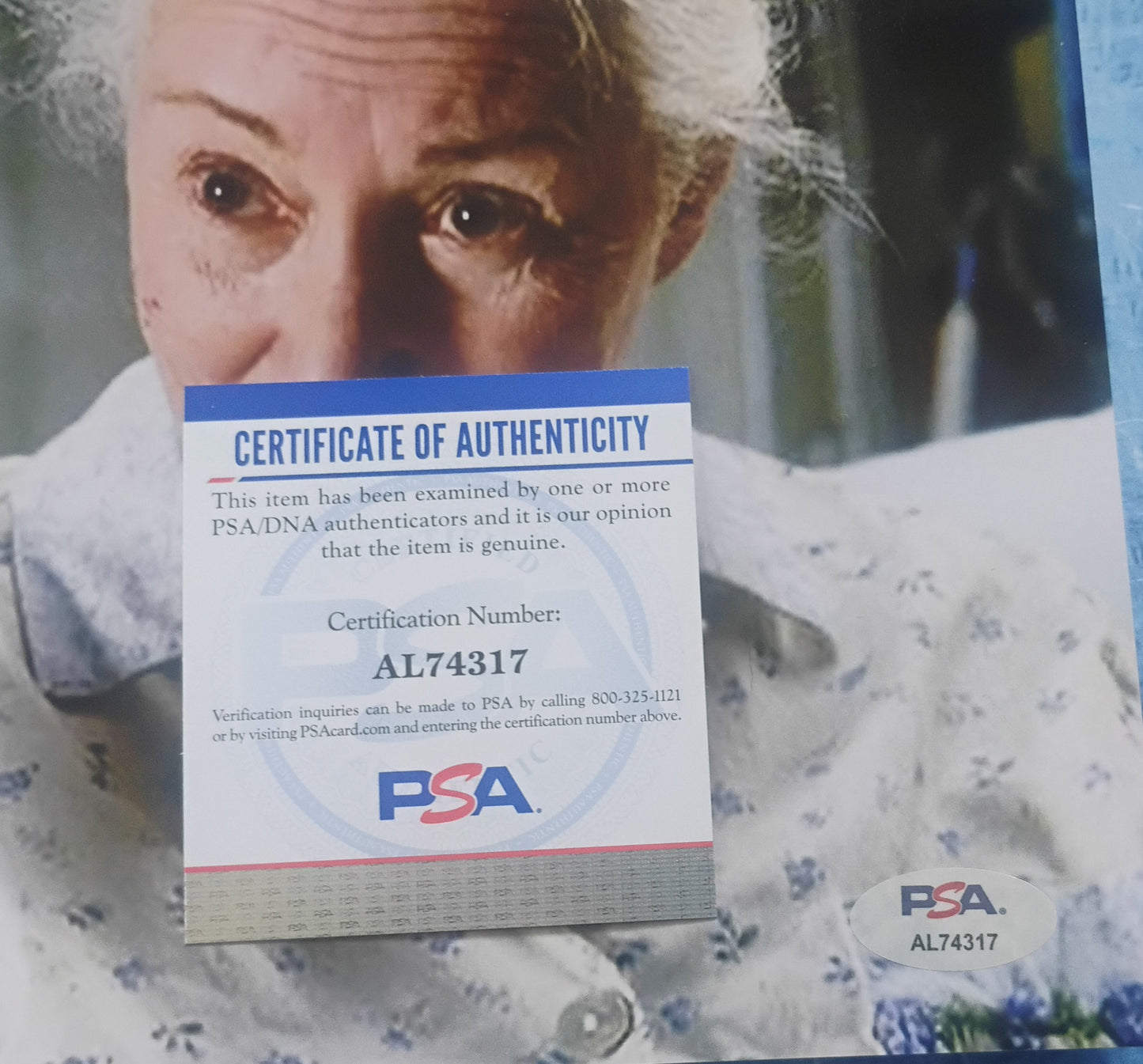 Rosemary Harris Hand Signed Autograph 8x10 Photo PSA COA Spider-man
