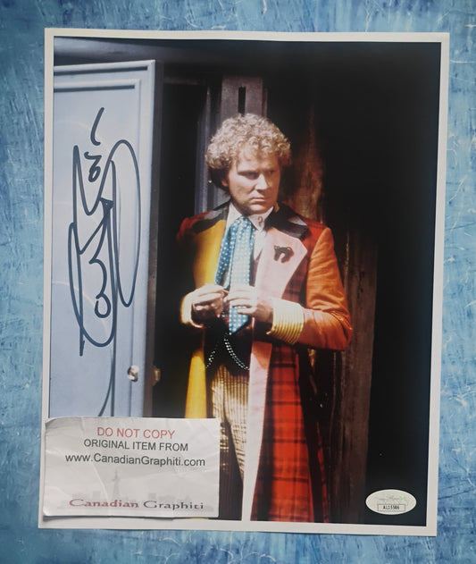 Colin Baker Hand Signed Autograph 8x10 Photo JSA COA Doctor Who