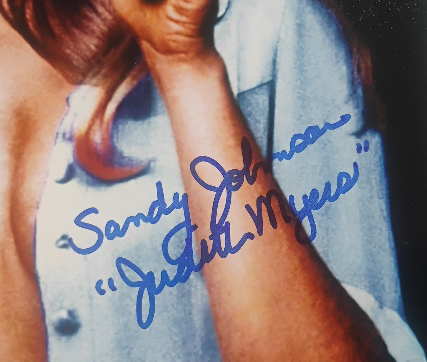 Sandy Johnson Hand Signed Autograph 8x10 Photo JSA COA Halloween