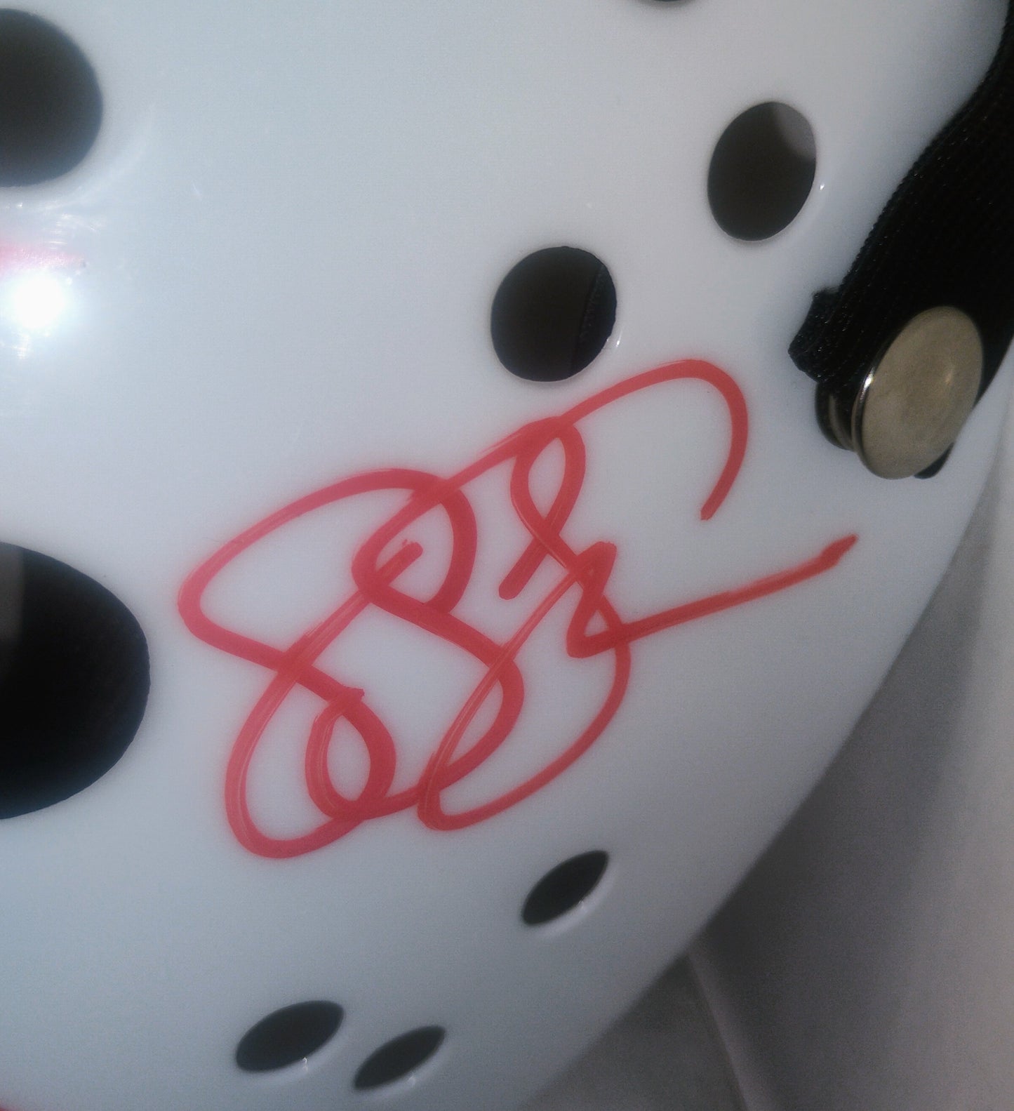 Sean Cunningham & Ari Lehman Hand Signed Autograph Jason Mask COA