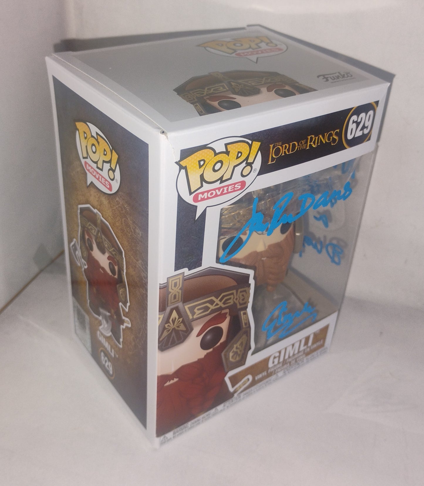John Rhys-Davies Hand Signed Autograph Lord Of The Rings Funko Pop OPix COA