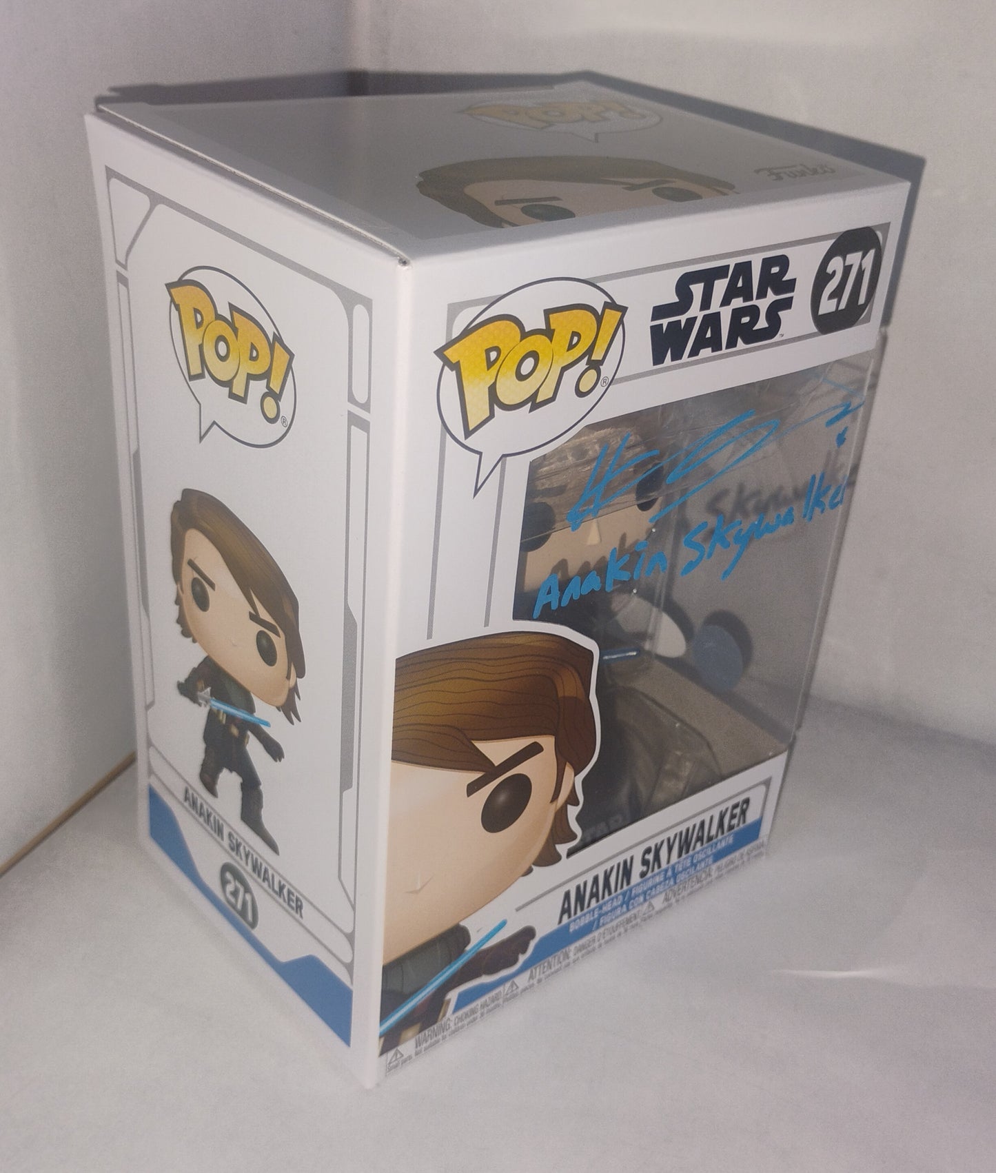 Hayden Christensen Hand Signed Autograph Funko Pop JSA COA Star Wars Anakin Skywalker