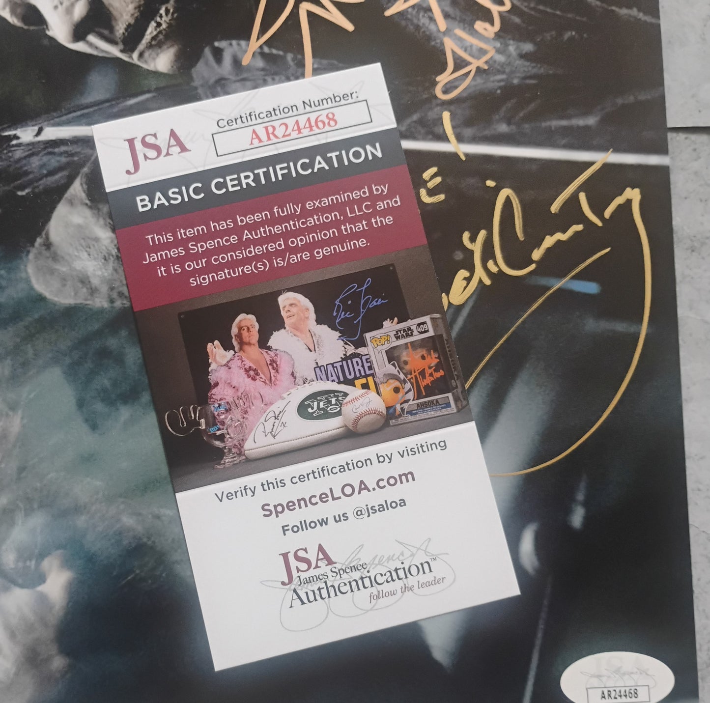 James Jude Courtney & Nancy Stephens Hand Signed Autograph 8x10 Photo JSA COA Halloween