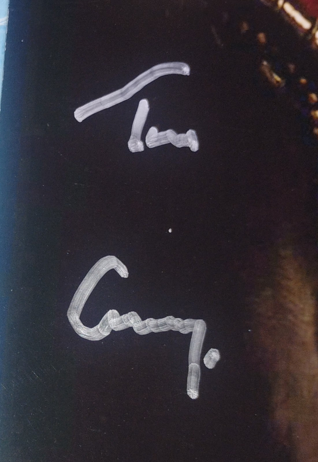 Tim Curry Hand Signed Autograph Photo COA Pennywise