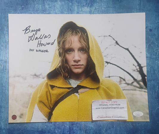 Bryce Dallas Howard Hand Signed Autograph 11x14 Photo JSA COA The Village