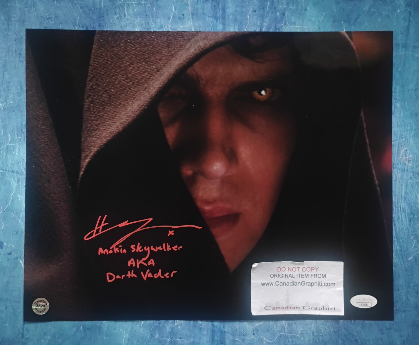 Hayden Christensen Hand Signed Autograph 11x14 Photo JSA COA Star Wars