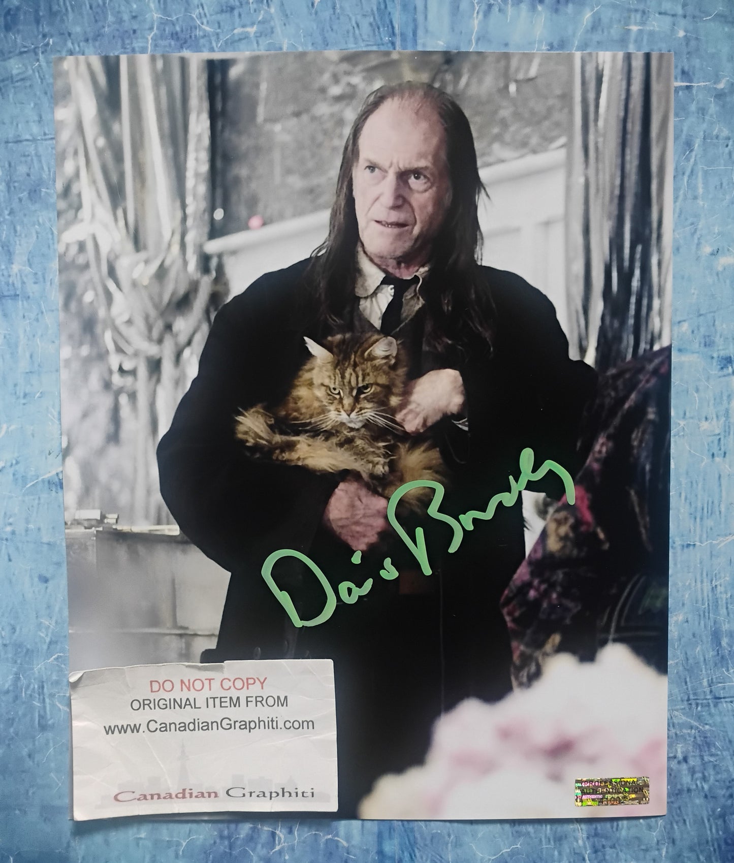 David Bradley Hand Signed Autograph 8x10 Photo COA Harry Potter