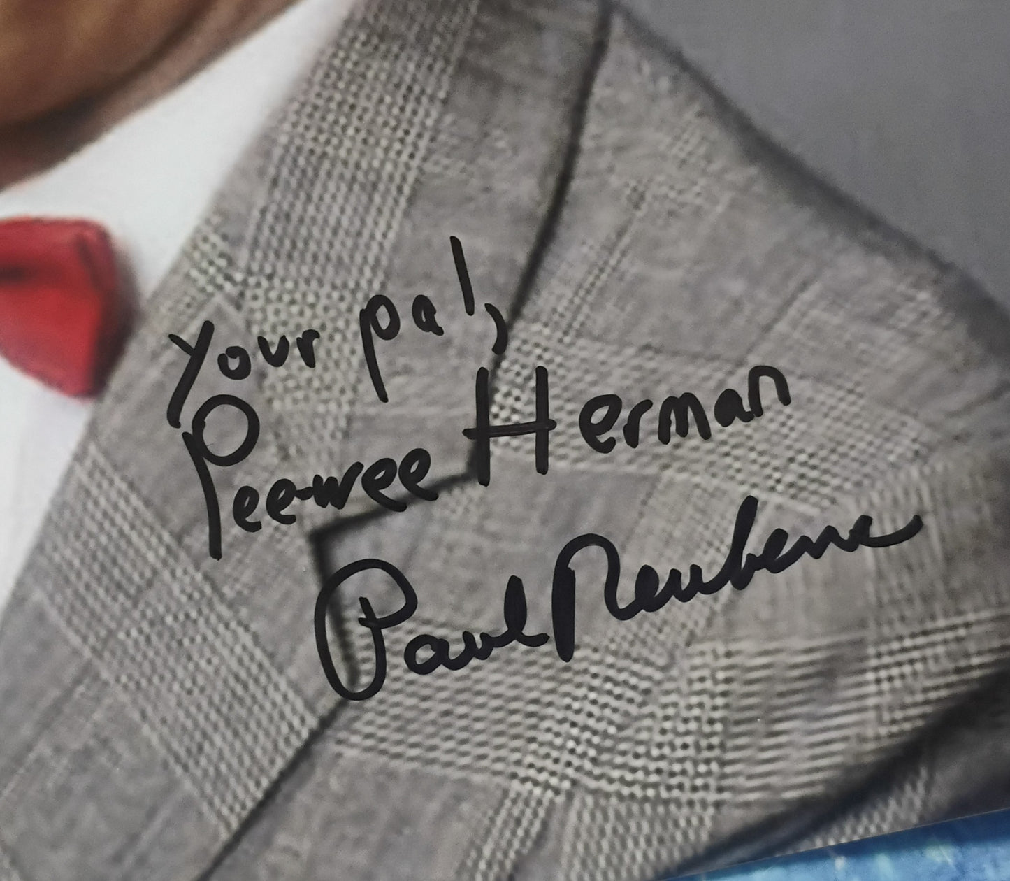 Paul Reubens Pee-wee Herman Hand Signed Autograph 8x10 Photo COA