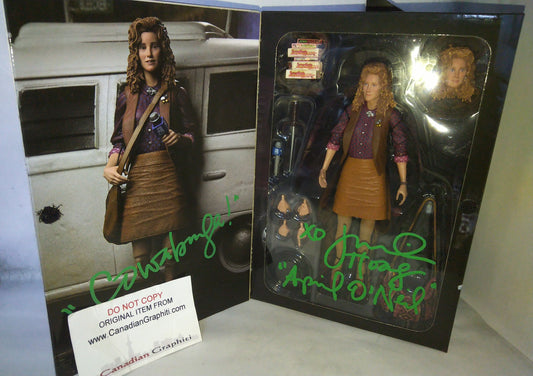 Judith Hoag Hand Signed Autograph April O'Neal Action Figure COA + OPix Teenage Mutant Ninja Turtles