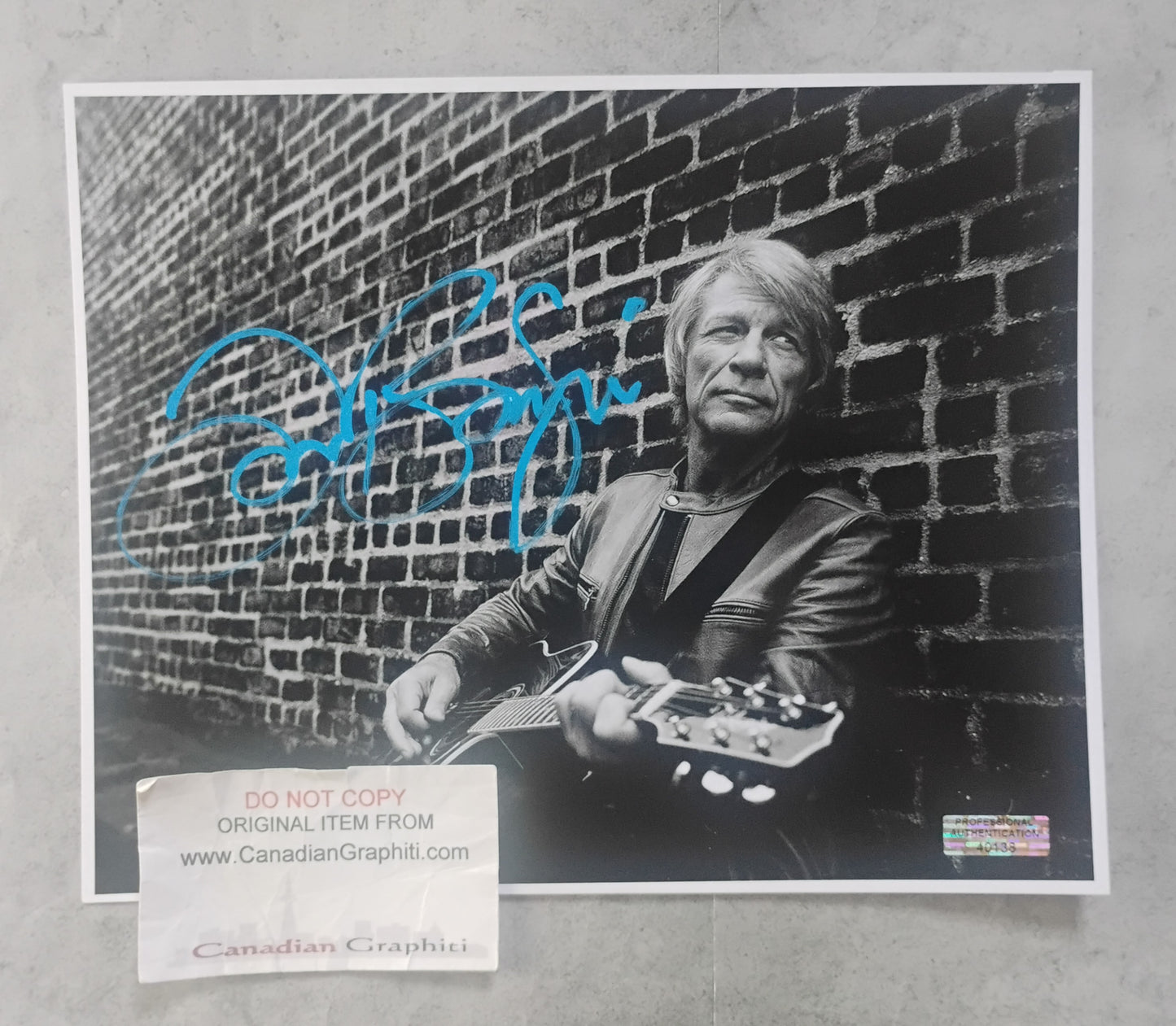Jon Bon Jovi Hand Signed Autograph 8x10 Photo COA