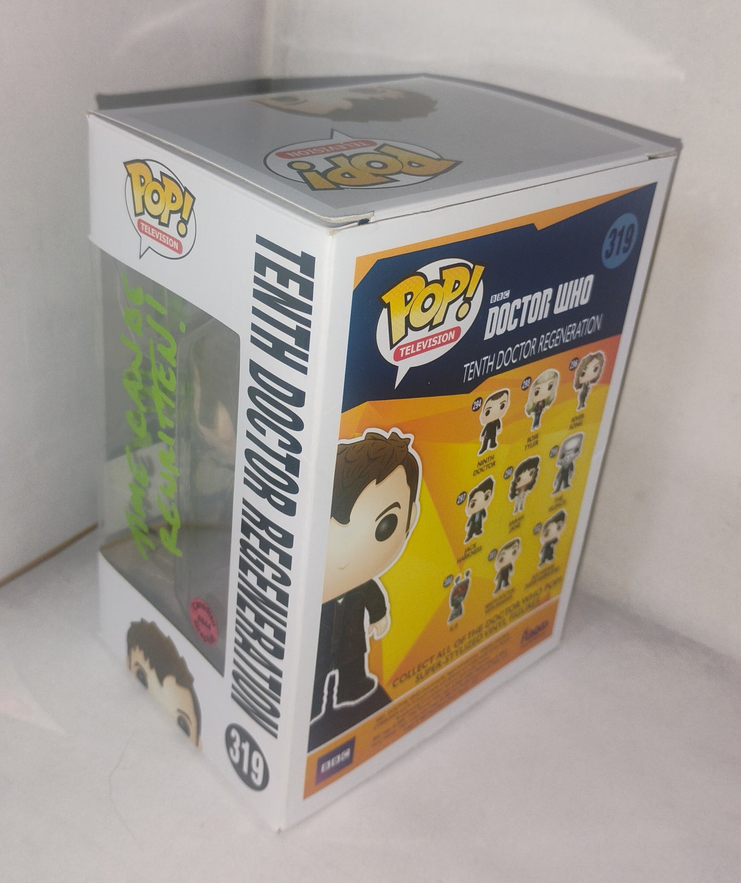 David Tennant Hand Signed Autograph Doctor Who Funko Pop COA