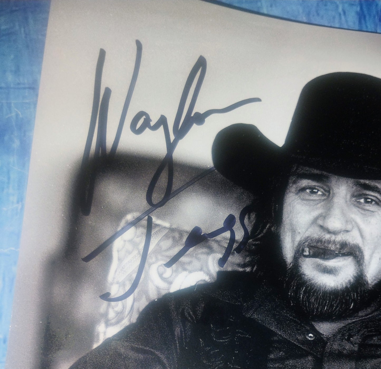 Waylon Jennings Hand Signed Autograph 8x10 Photo COA