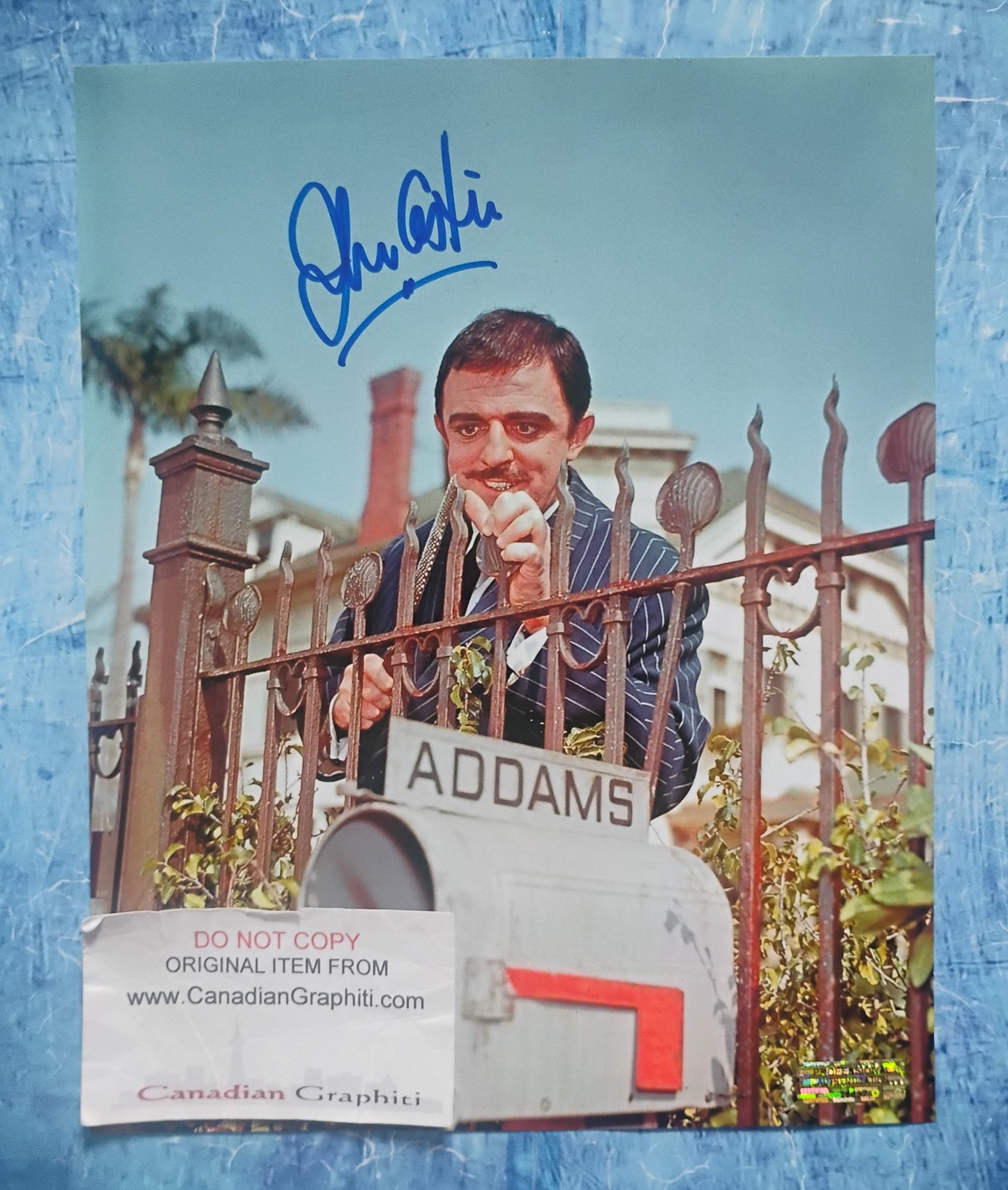 John Astin Hand Signed Autograph 8x10 Photo COA The Addams Family