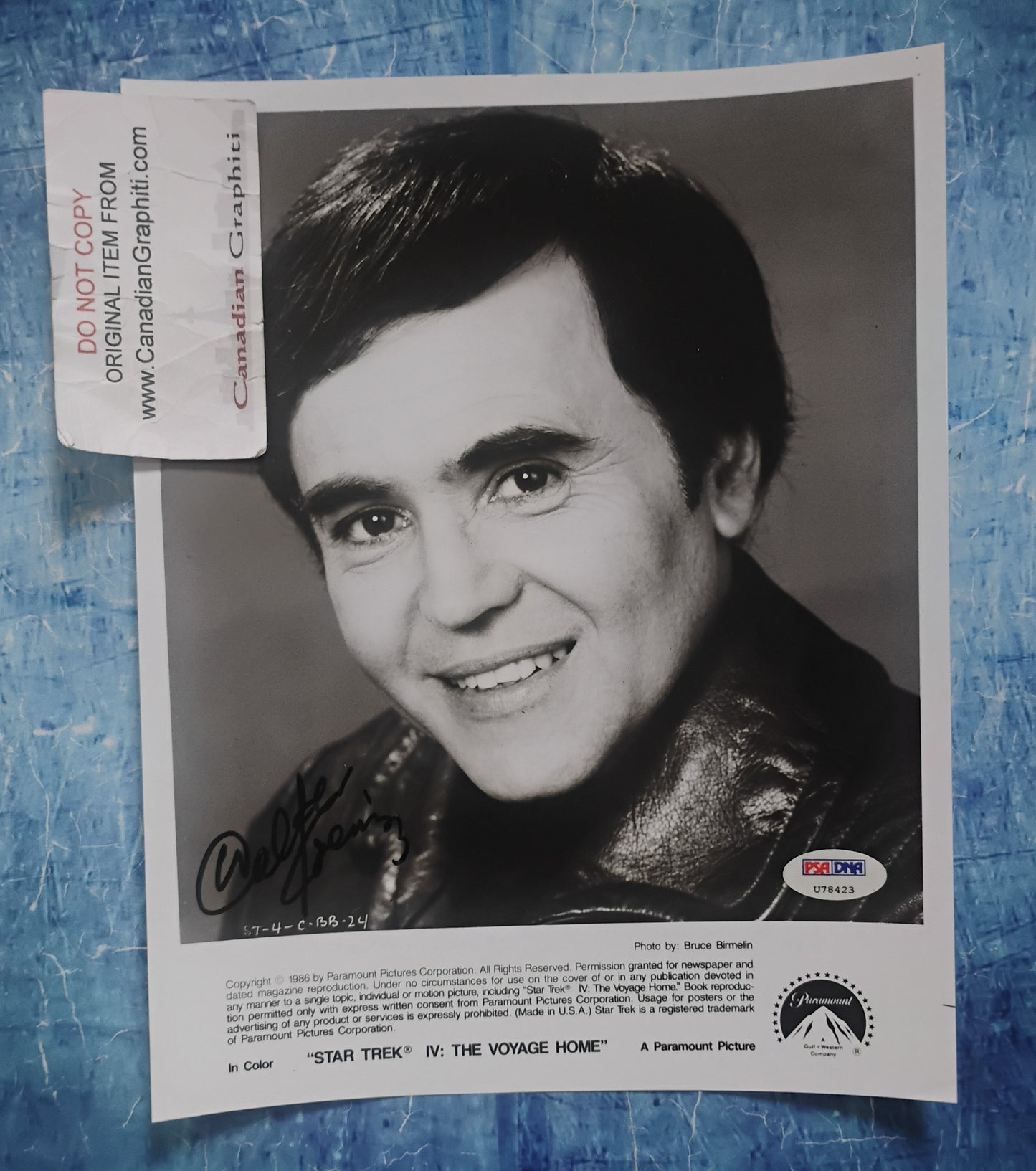 Walter Koenig Hand Signed Autograph 8x10 Photo PSA COA Star Trek