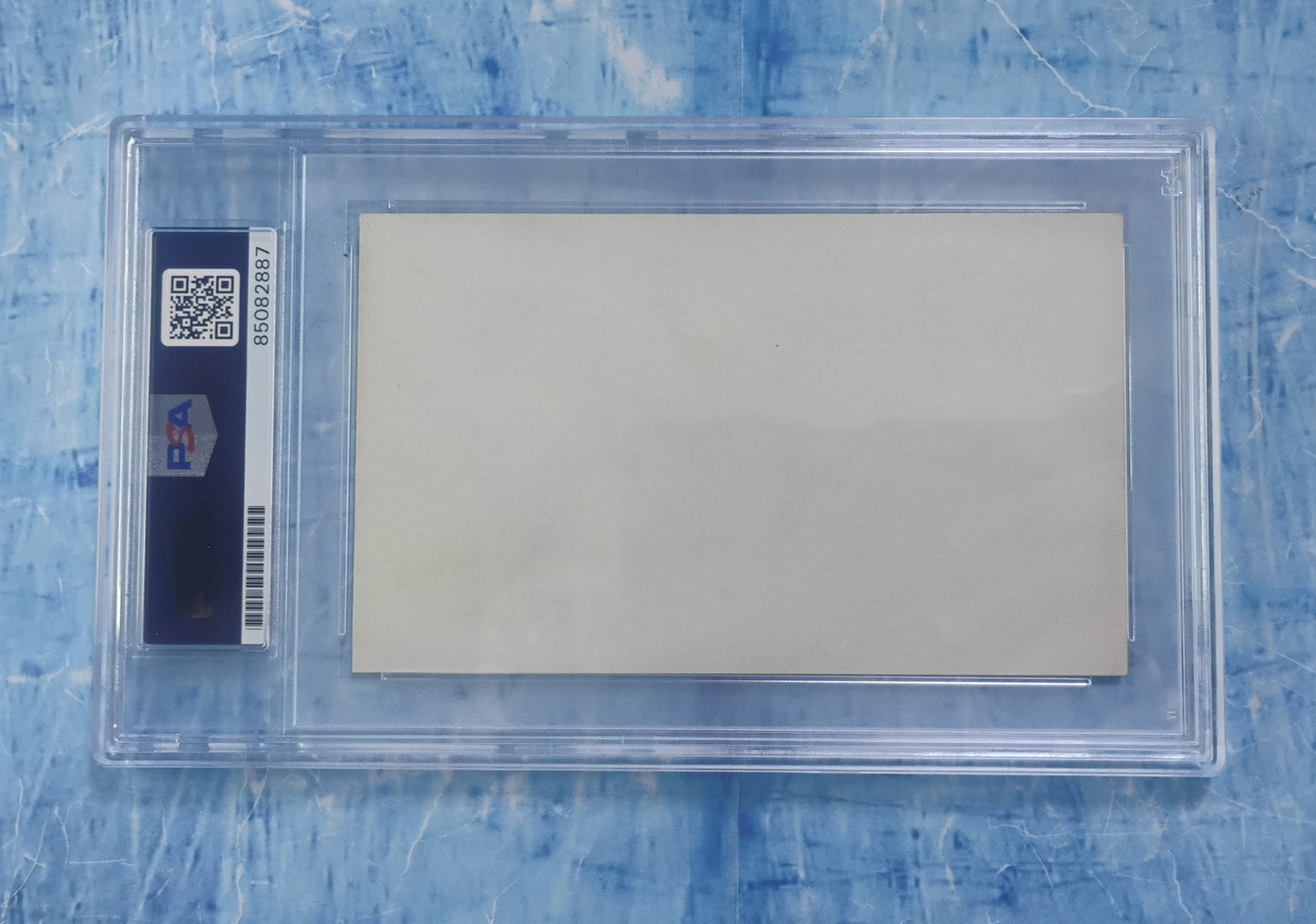 Charlton Heston Hand Signed Autograph Index Card Slabbed PSA COA