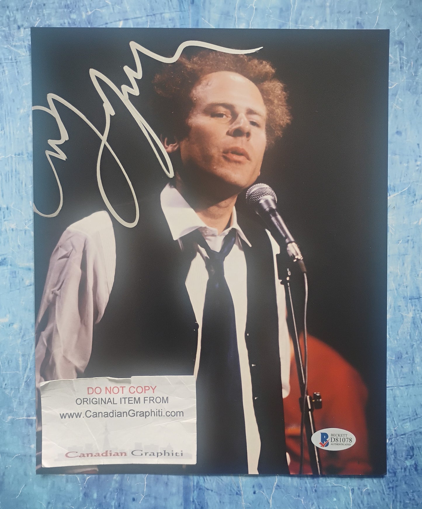 Art Garfunkel Hand Signed Autograph 8X10 Photo BAS COA