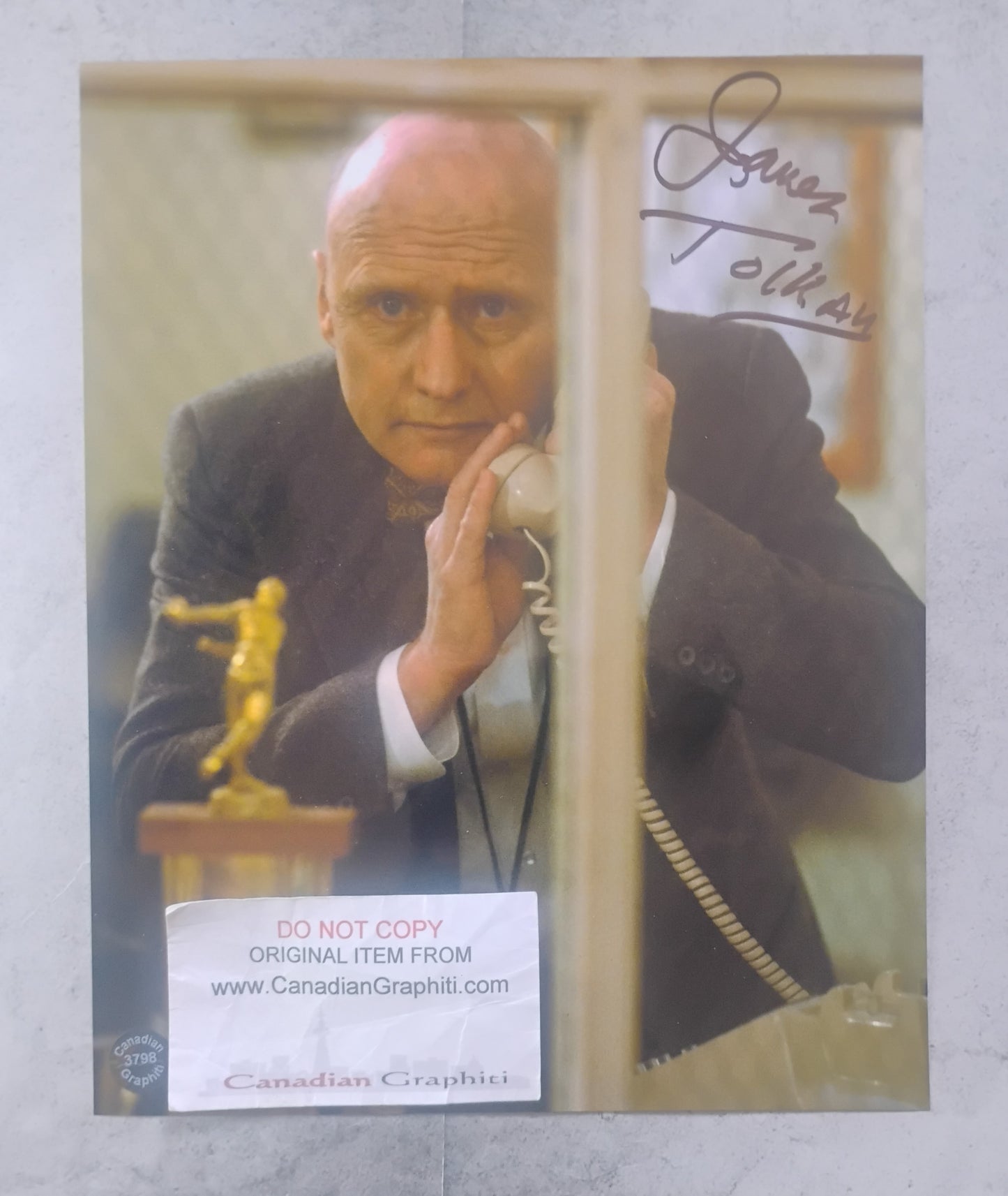 James Tolkan Hand Signed Autograph 8x10 Photo OPix COA Back To The Future